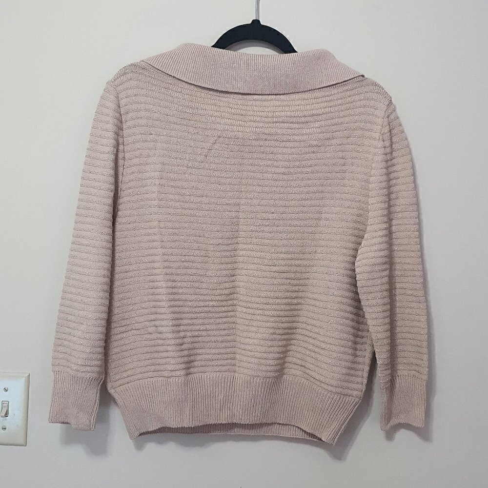 ST JOHN Collection Ribbed Pullover - Picture 8 of 8